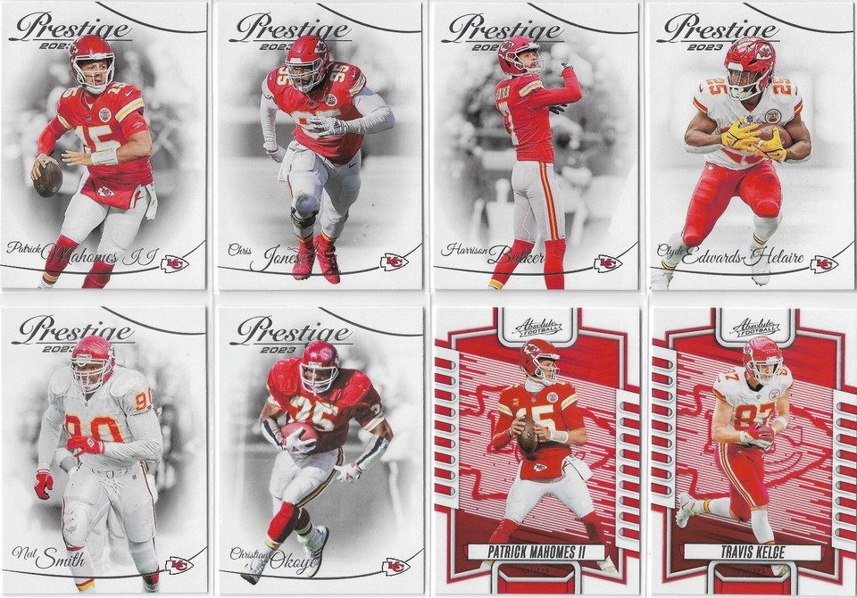 KANSAS CITY CHIEFS 44 CARD LOT, MAHOMES, KELCE, RICE, BUTKER, HILL! eBay