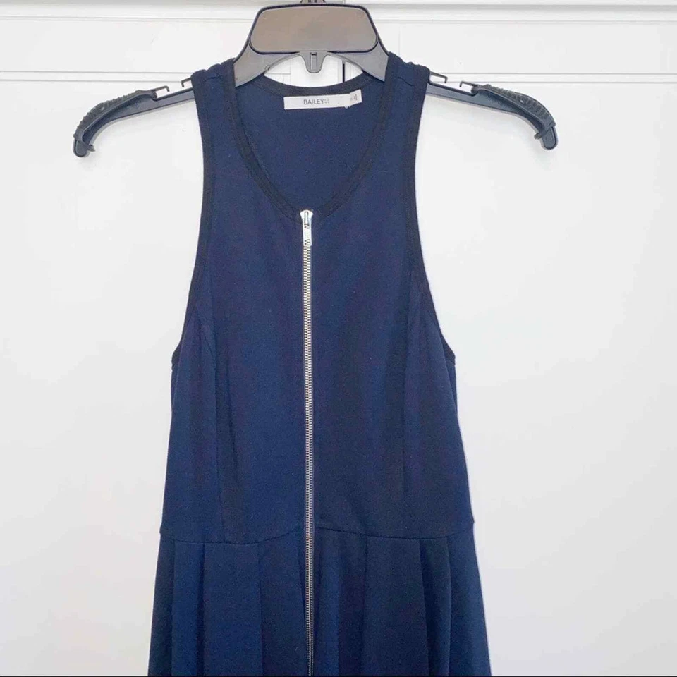 Bailey 44 Navy Mini Dress Sz Small Racerback Sporty Fit/Flare From Revolve - Image 3 of 4