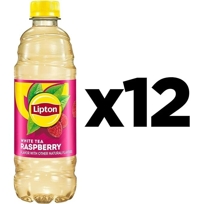 Lipton té helado frambuesa, 16,9 fl. oz., 12 paquetes Foto 3 de 4