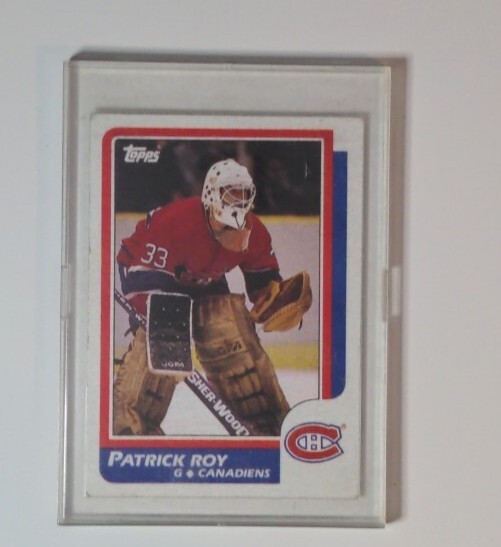 1986-1987 Topps Hockey #53 Patrick Roy Canadians HOF