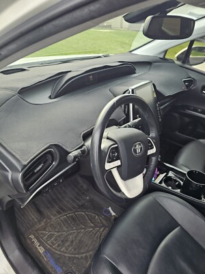 Black Dashboard Protector Cover  Liner Mat Pad Fits 2018 TOYOTA PRIME ADVANCED. 
