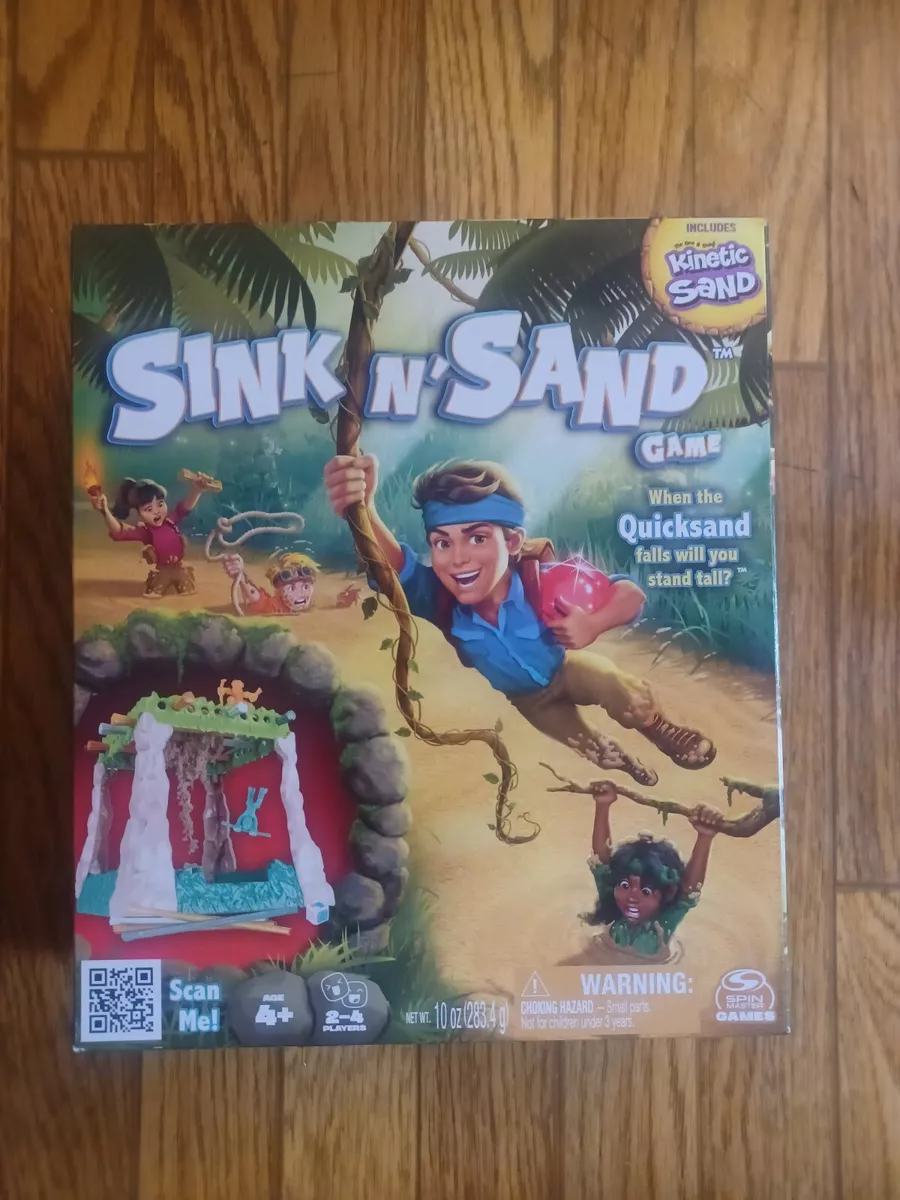 Sink N’ Sand, Board Game with Kinetic Sand, for Kids Ages 4 and up