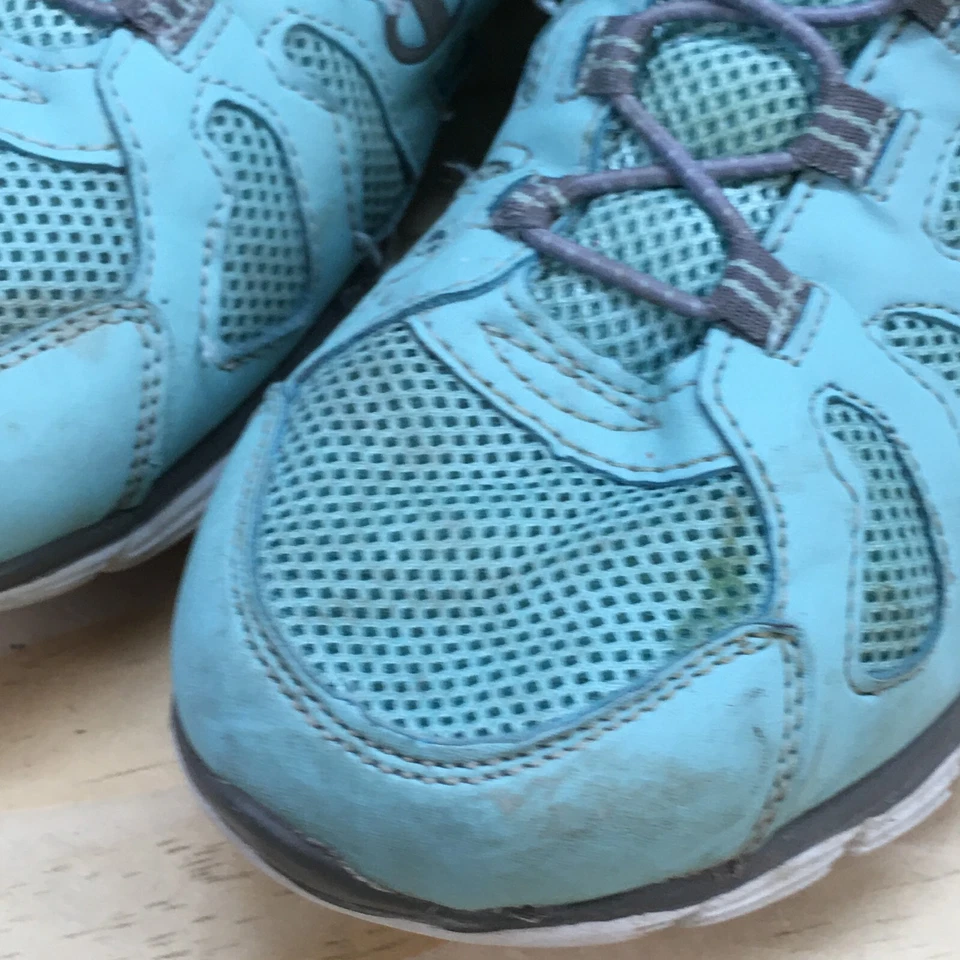 Champion Zapatos Mujer 7.5 Espuma con Memoria Sin Cordones Parte Superior Baja Tenis para Correr Azul Foto 4 de 4