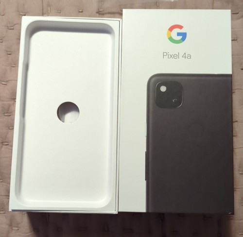 Pixel 4a *Empty Box* With Sim Remover Tool, Quick Switch Adapter & Paperwork - Photo 2 sur 10