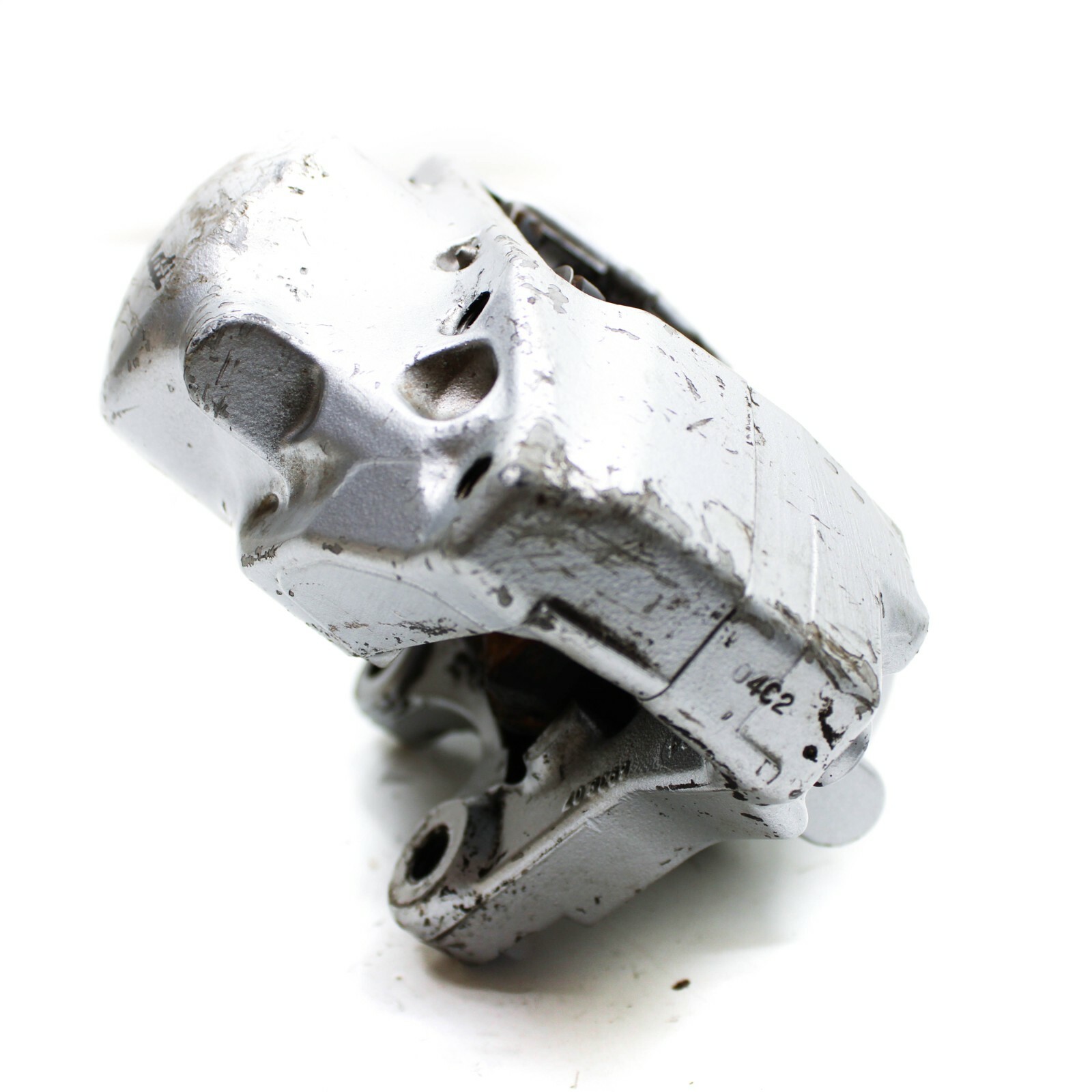 2008 - 2012 MASERATI QUATTROPORTE REAR BRAKE CALIPER SILVER BREMBO CHROME 228353