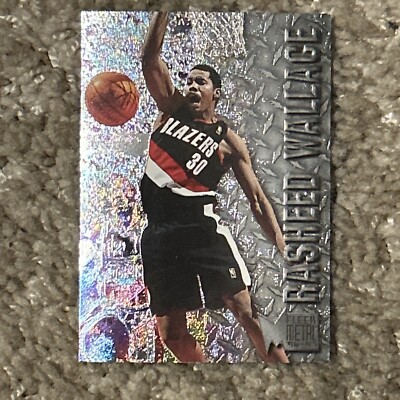 Metalin Rasheed 1 1996-97 Fleer Metal Rasheed Wallace #208 NBA Portland Trail Blazers NM+ ...