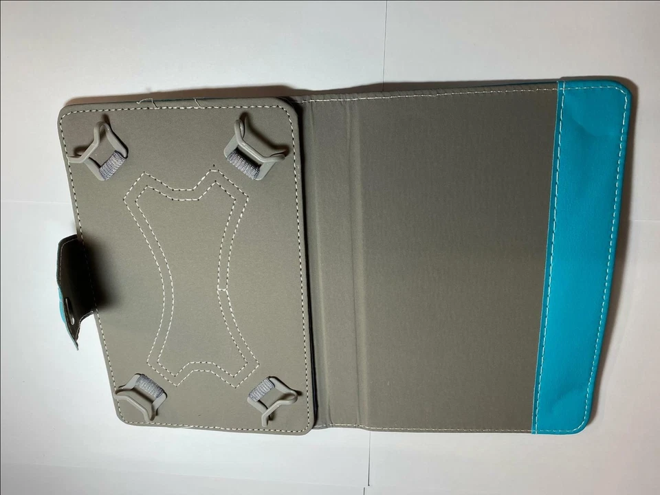 Light Blue Android Logo Folder Case for iRulu 7" HD 3G Phablet Tablet PC - Image 3 of 4