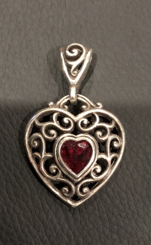 Brighton Go Red Love Your Heart Pendant 
