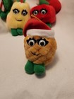 vintage 1991 Del Monte Country  Yumkins Christmas Plush Fruits And Veggies  Set — photo 6