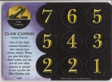 PIRATES POCKETMODEL At Ocean's Edge 102 CLAW CANNON NEW and UNPUNCHED CSG