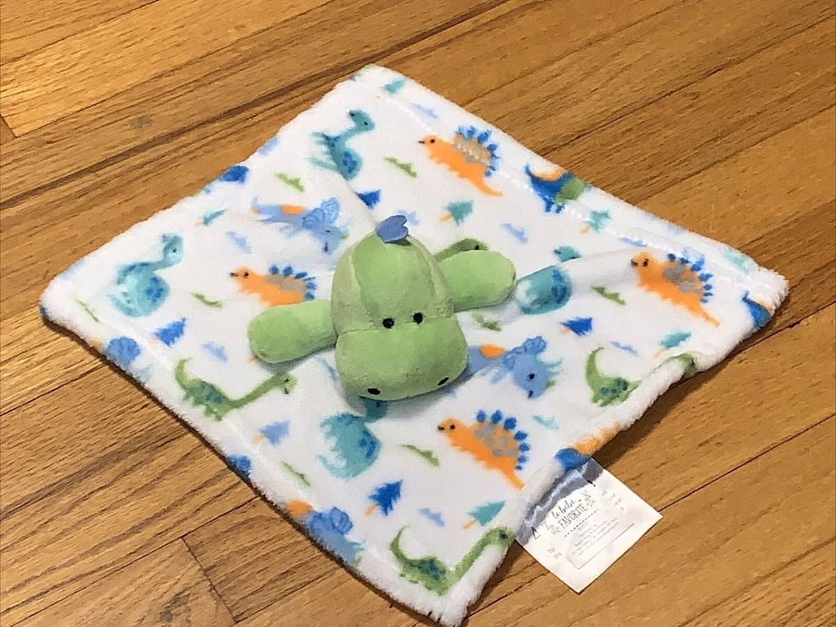 Le BeBe Favorite Dinosaur Security Blanket Lovey