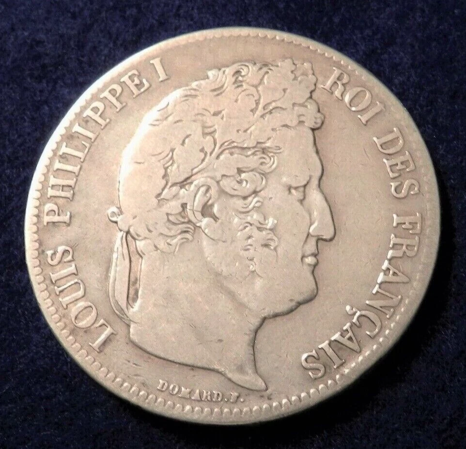 1839年 フランス 5セント試鋳造 5 francs 1839, France - uCoin.net