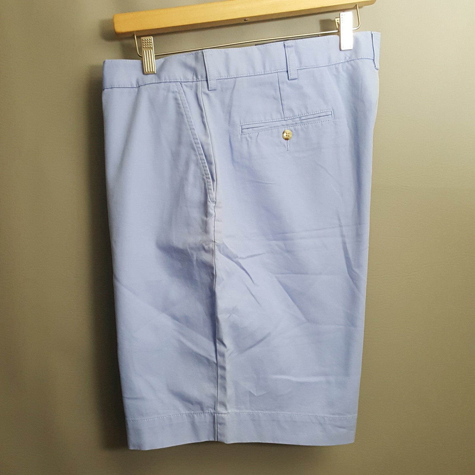 Polo Ralph Lauren Mens Shorts Classic Fit Pastel Blue Cotton 9" Inseam