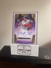 2024 Topps Five Star Purple On Card Auto Blake Rutherford RC /50 Nationals