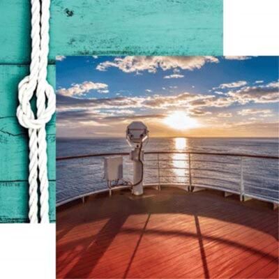 Life on Deck - Cruise Life 12x12 Scrapbook Paper - 5 Sheets