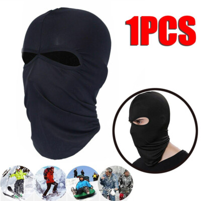 Cagoule Complète Respirante HEWAITTI 4 Pièces - Masque Spandex Fin Pour Moto, Vélo Et Fêtes