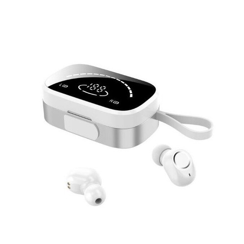 Supporto cuffie touch control 3500 mAh power bank e display LED specchio - Foto 15 di 15