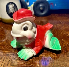 Vintage The Sun Rubber Company Frog  Best Color..1955 Squeaker Toy 5” Squeaks 😄