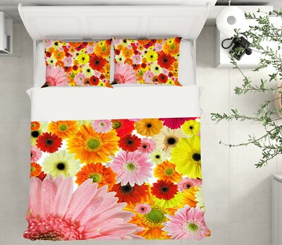 3D Bright Petals ZHUA554 Bed Pillowcases Quilt Duvet Cover Set Queen King Amy