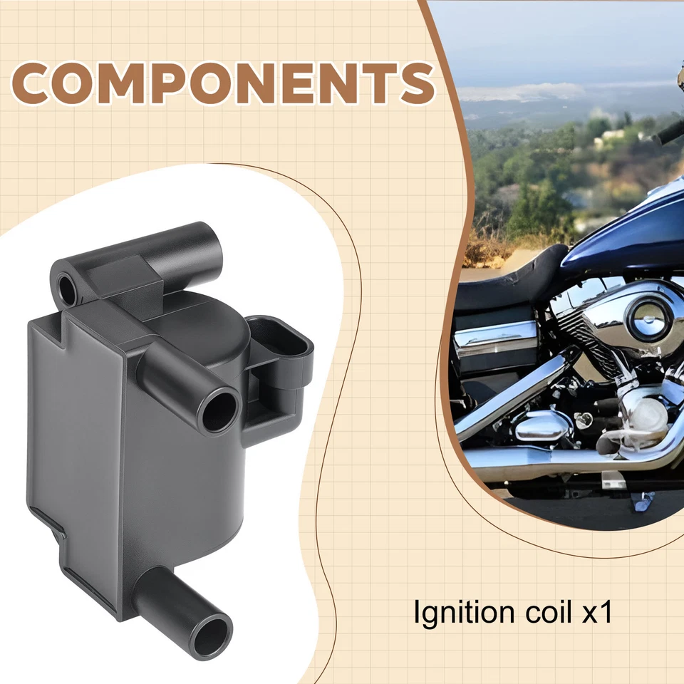 Ignition Coil For FLSTC Heritage Softail Classic 2007 2008 2009 2010 2012-2017 - Изображение 3 из 4