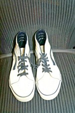 VAN VAULT OG OLD SKOOL LX HIGH TOP MENS WHITE SHOE SIZE 8 500714