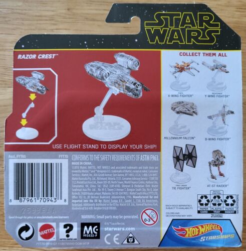 Hot Wheels Star Wars Starships Mandalorian Razor Crest - Foto 2 di 2