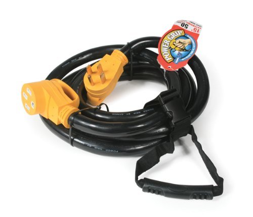 Extension Cord Auto Trailer RV Camper 15' Male Female Adapter Extend Wire Safety-image