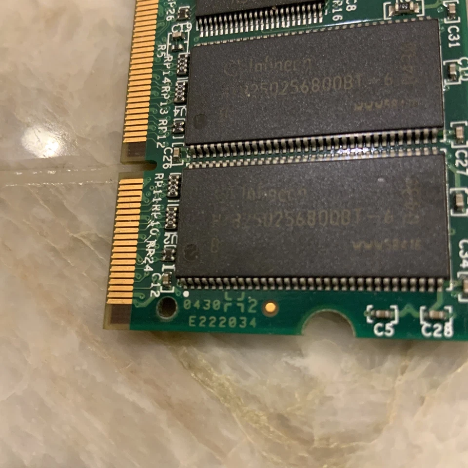 SMART MODULAR 256MB DDR SODIMM PC-2100 266MHZ 200-PIN ECC LAPTOP RAM 15-8847-01 - Image 4 of 4