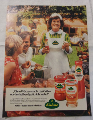 O.1 Bold BBQ Sauces/Mustard/Ketchup Advertising From Magazine Advertising Food