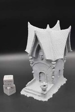 Tabletop Terrain Tall House Haunted Dnd RPG wargame skirmish 28mm Spider