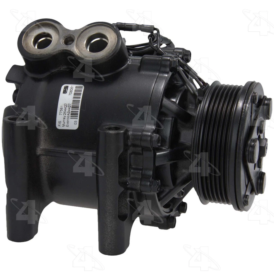 For 2005-2009 Saab 9-7x 4.2L L6 A/C Compressor 4 Seasons 2006 2007 2008 - Image 3 of 4
