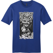 NEW Art Society RISK TAKER DEEP ROYAL BLUE Tee Shirt SMALL-4XLARGE MADE IN USA
