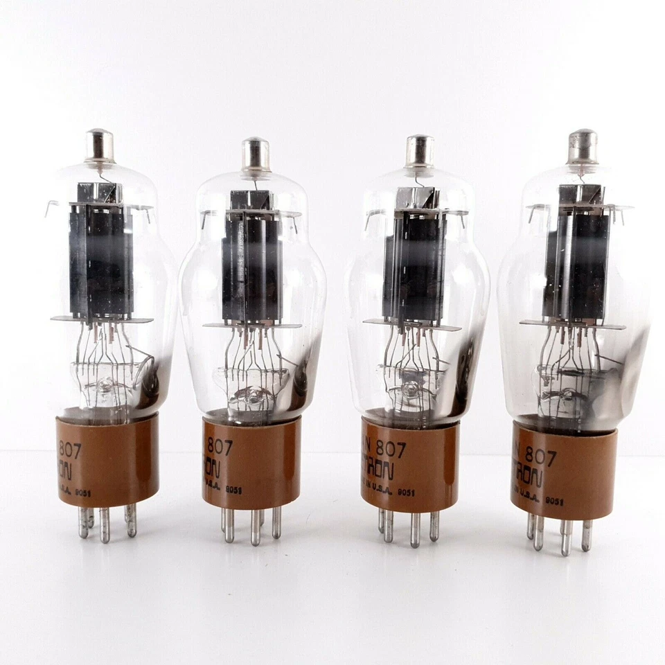 4 X TUBO DE CETRON JAN 807. USA PROD. PRATOS PRETOS. QUADRICICLO COMBINADO. NOVO NA CAIXA/NOVO NA CAIXA. CJ ENA - Imagem 4 de 4