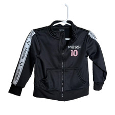 Messi Collection Jacket Baby 18 Months Black 10 Full Zip Athletic Track Soccer