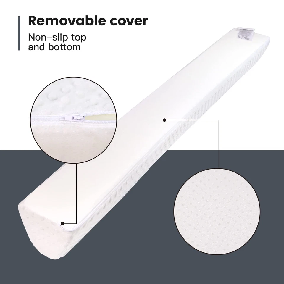 Parachoques de cama de bebé YENING para niños pequeños riel protector de cama de espuma para niños cama niño pequeño Foto 3 de 4