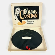 H. Fishlove & Co Novelty Gift 1964 Elbow Cushion for Drinkers of Distinction USA