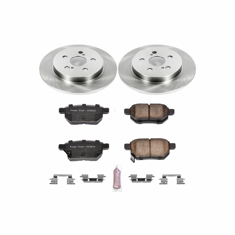 Kit de frenos Power Stop para Toyota Prius Prime 2018 19 20 2021 trasero Autospecialty Foto 2 de 4