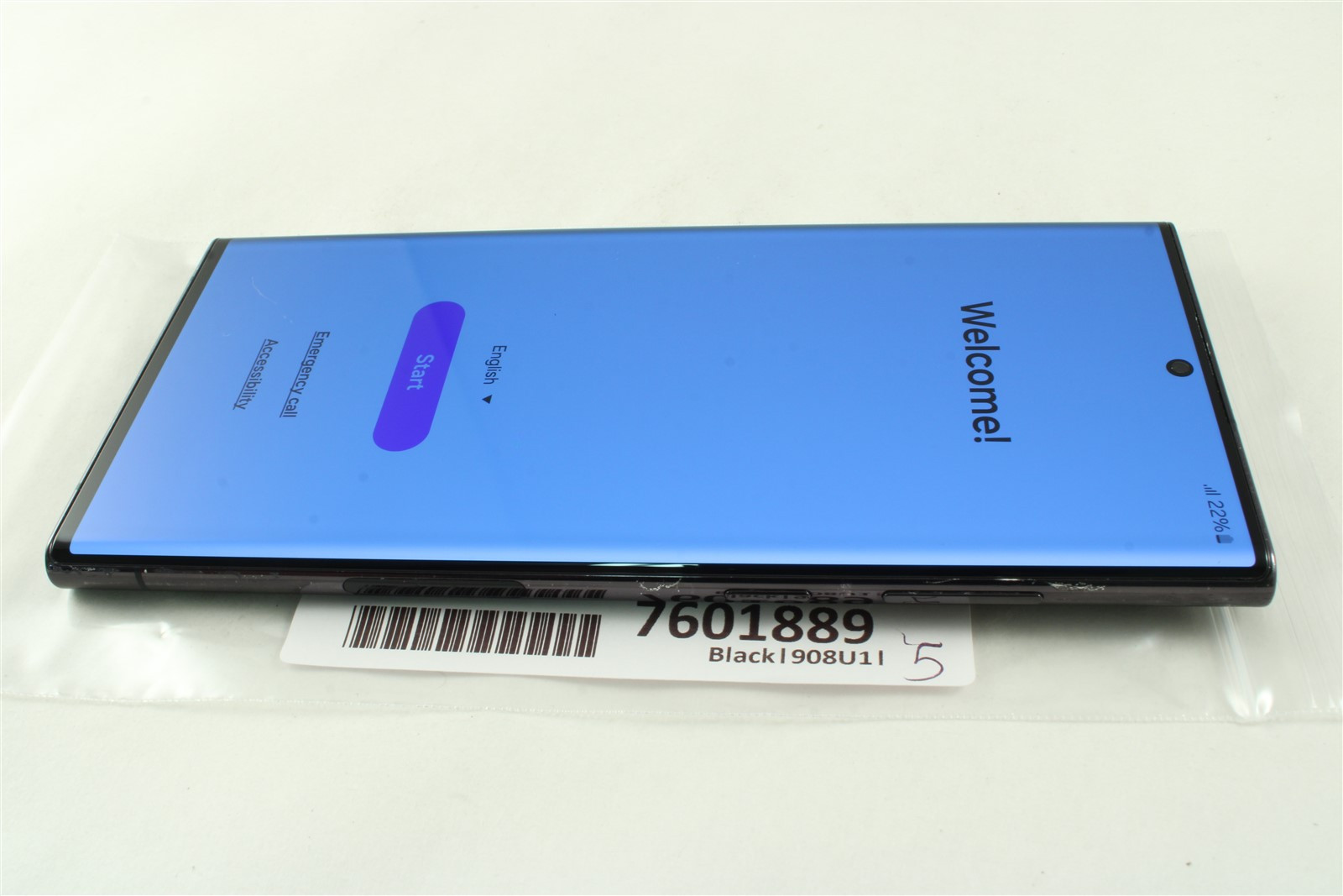 Samsung Galaxy S22 Ultra 5G 128GB Black - Unlocked AT&T T-Mobile Verizon 7601889