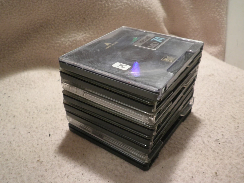 MINIDISC SONY TDK MAXELL 7x74" e 1x60" USATI OTTIMO STATO LOTTO DI 8 $7 - Immagine 3 di 4