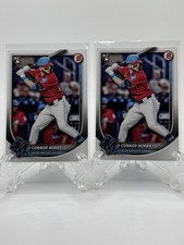 2025 Bowman Connor Norby #46 (RC) Miami Marlins Lot Of 2 Cards