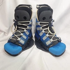 Hyperlite Spin Mini Open Toed Wakeboard Boots Size: Small Blue Black Water Board