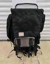 VTG Kelty Super Tioga Aluminum Frame Backpack Hiking Hunting  Black Sz. Large 
