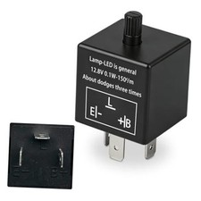 CF14 Flasher Relay, 3-Pin 12V LED Turn Signal Light Flasher, CF14 Adjustable