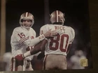 Joe Montana , Jerry Rice Autographed Signed 8x10 Photo,  COA . HOF