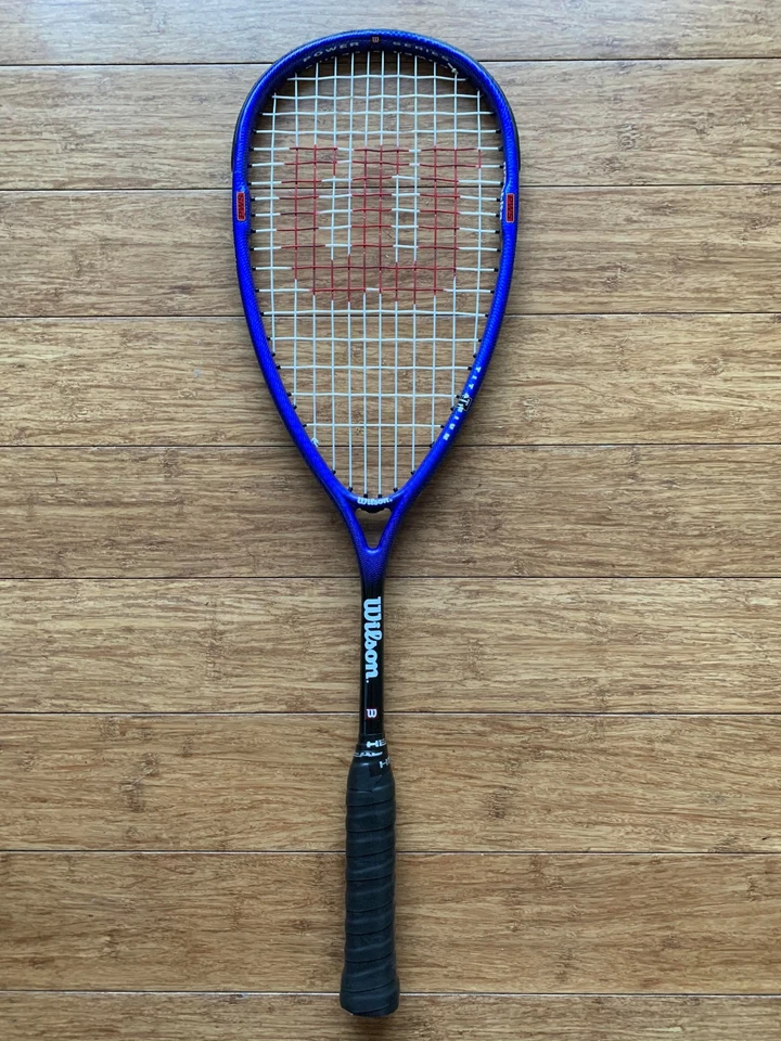 Wilson Graphite Pro Squash Racket - Graphite / Titanium Frame - Image 2 of 4