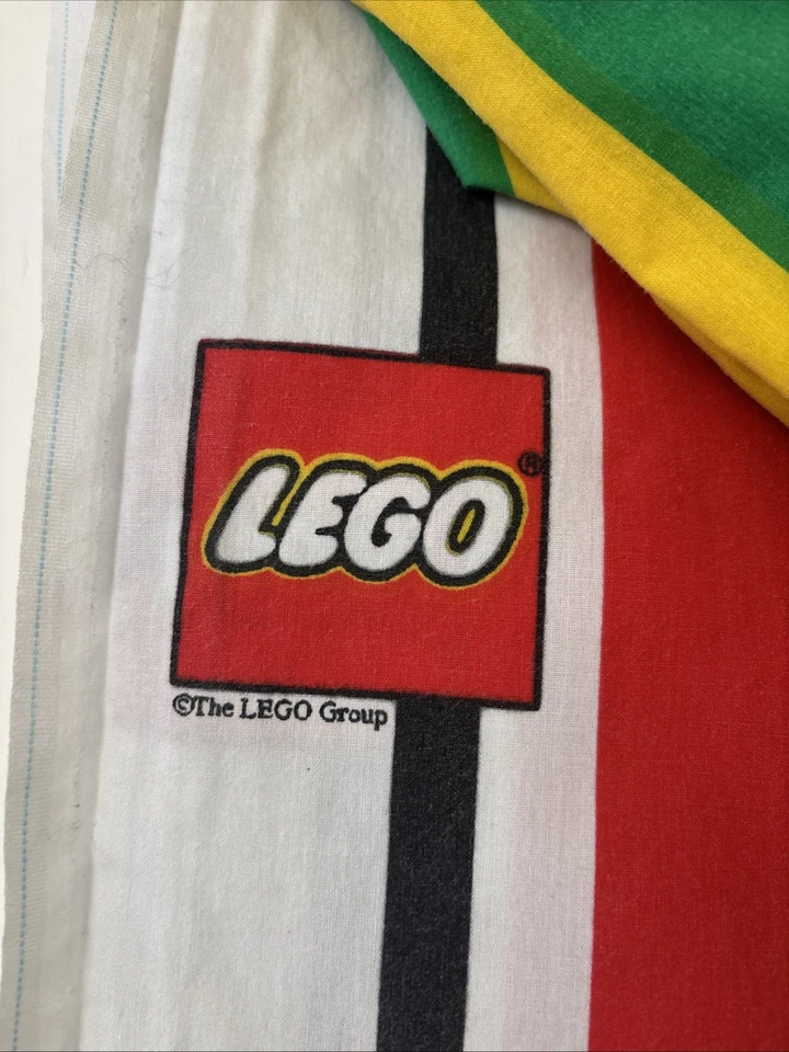 Vintage LEGO Bed Sheet Set Double Full Size LEGO Maniac JC Penny - Image 3 of 4