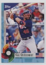 2023 World Baseball Classic Global Stars Aqua Blue 89/99 Paul Goldschmidt o7m