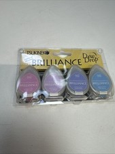 4-Pack Brilliance Dew Drop Inkpads for Stamping Assorted Jewel Tones Set