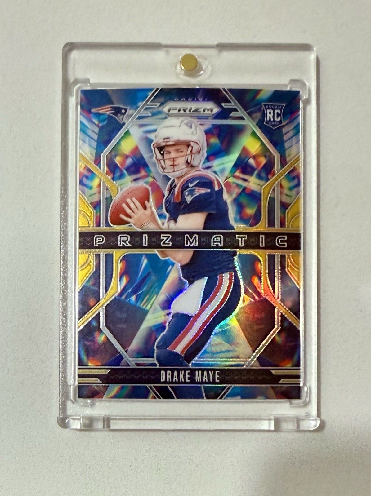 2024 Panini Prizm - Prizmatic Drake Maye GOLD Prizms /10 RC Future MVP HOF