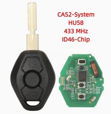 3 Tasten HU58 433 MHZ Auto Funk Schl�ssel F�r BMW 3er 5er Z3 Z4 X5